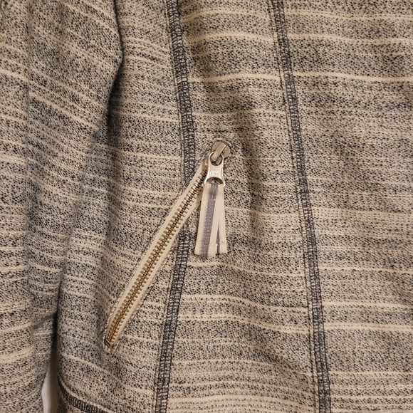 Anthropologie Asymetric Gray Moto Jacket - Picture 2 of 4